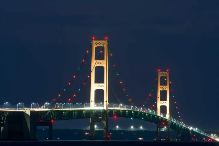 A bridge being monitored with Distributed Fiber Optic Vibration Sensors to ensure structural health.